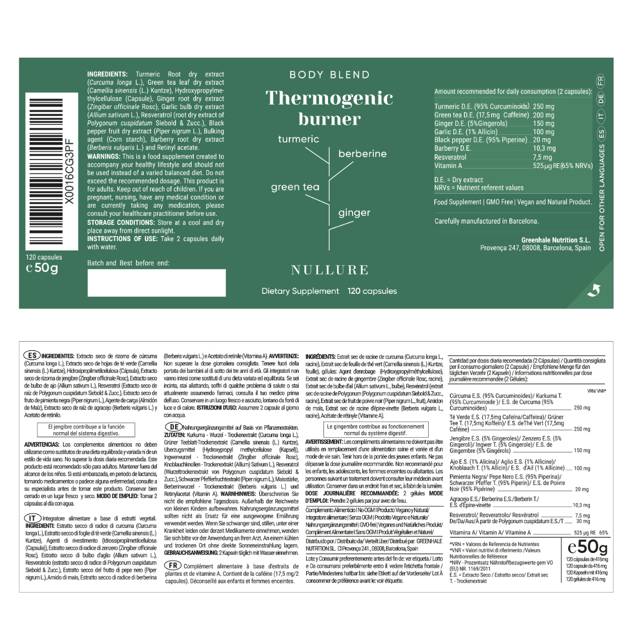 Thermogenic Burner