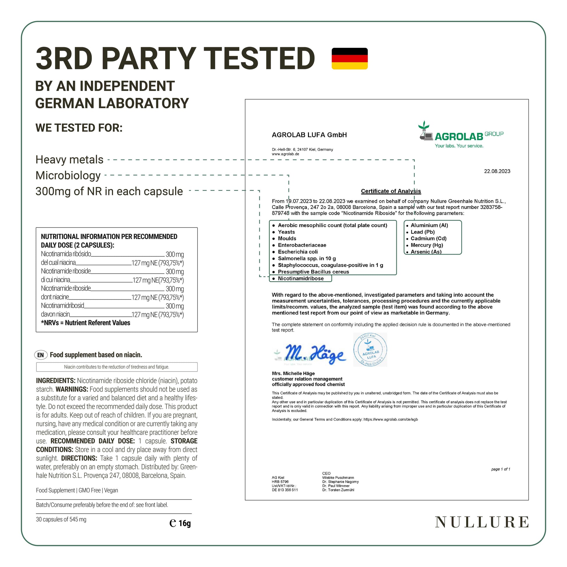 Nicotinamide-Riboside-Certificate