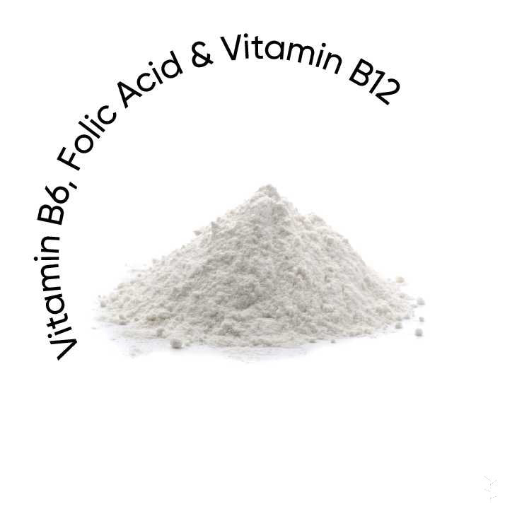 Vitamina B6-Ácido fólico-Vitamina B12